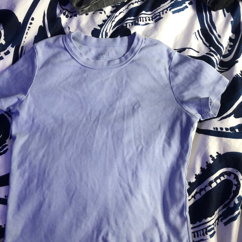 j. galt/ brandy melville blue short sleeve tshirt